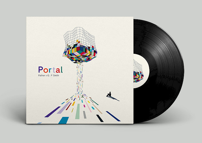 Portal record sleeve project for G.F Smith