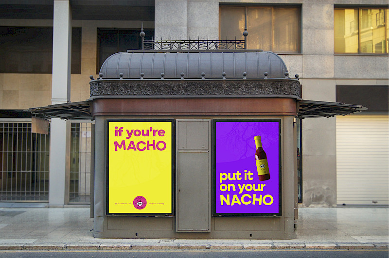 Posters for Macho Macha hot sauce