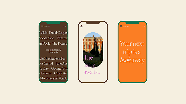 'Novel Escapes', a book travel service for classical literature set in the UK, aiming to immerse customers into a world of their favourite characters.