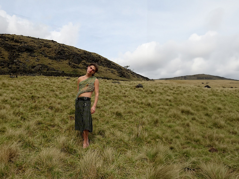 Perennial project imagery depicting the exchange of life between a man and nature based on Alexander Harris' article in IFLA on Derek Jarman.