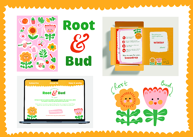 Root & Bud , children's gardening brand.