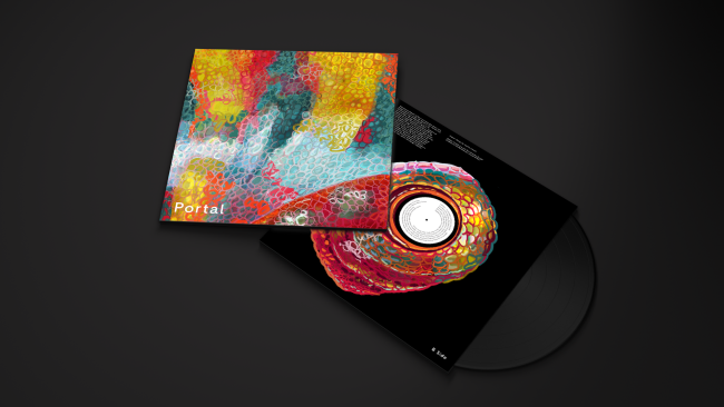 'Chameleon'- Vinyl Cover in collaboration with G.F Smith, Father and Templo. I Illustrated the cover focusing on the texture of chameleon's skin to reflect the experience of synesthesia