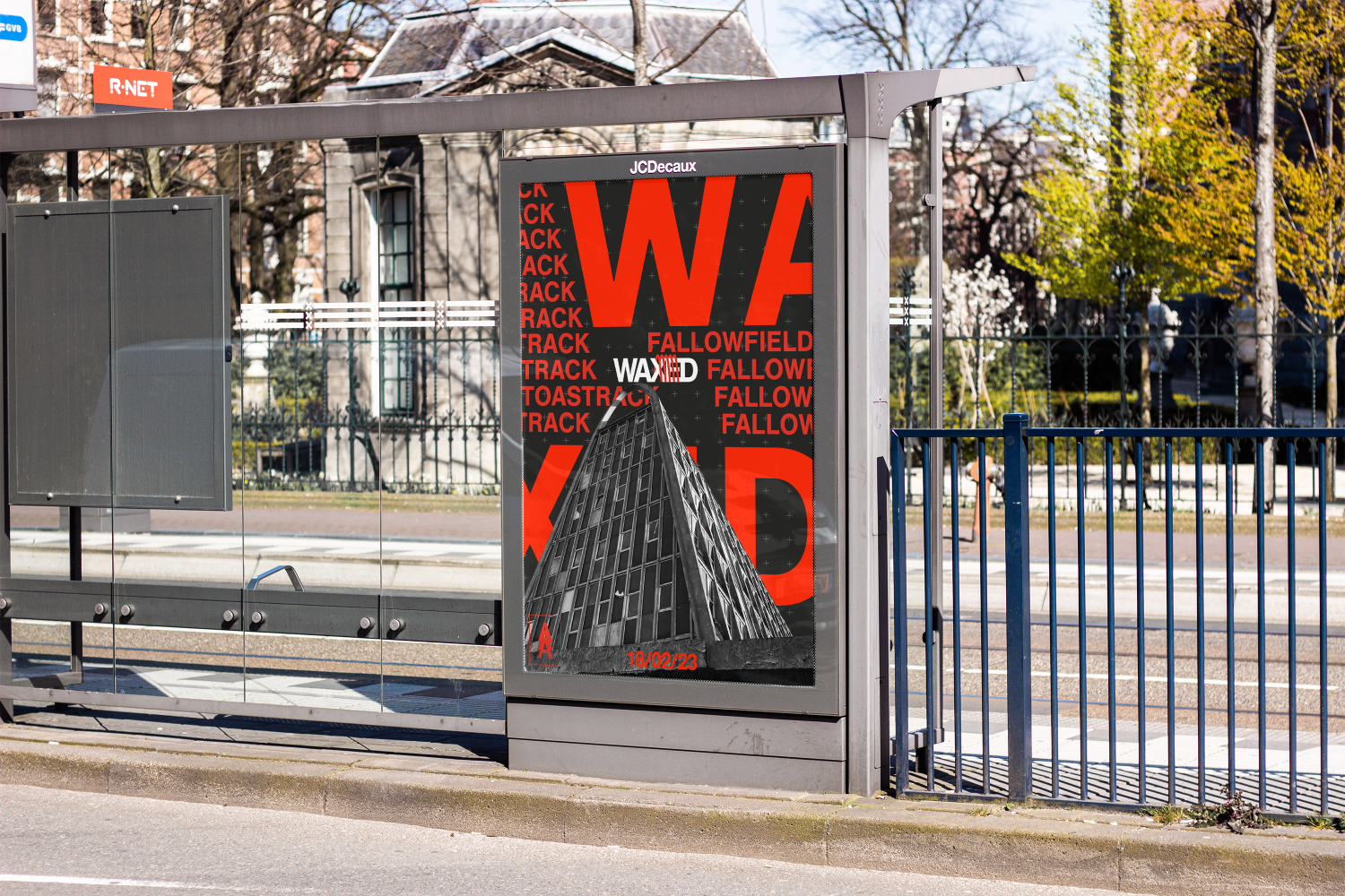 Poster created for Waxed, an exhibition on wax based in the Toastrack Building.