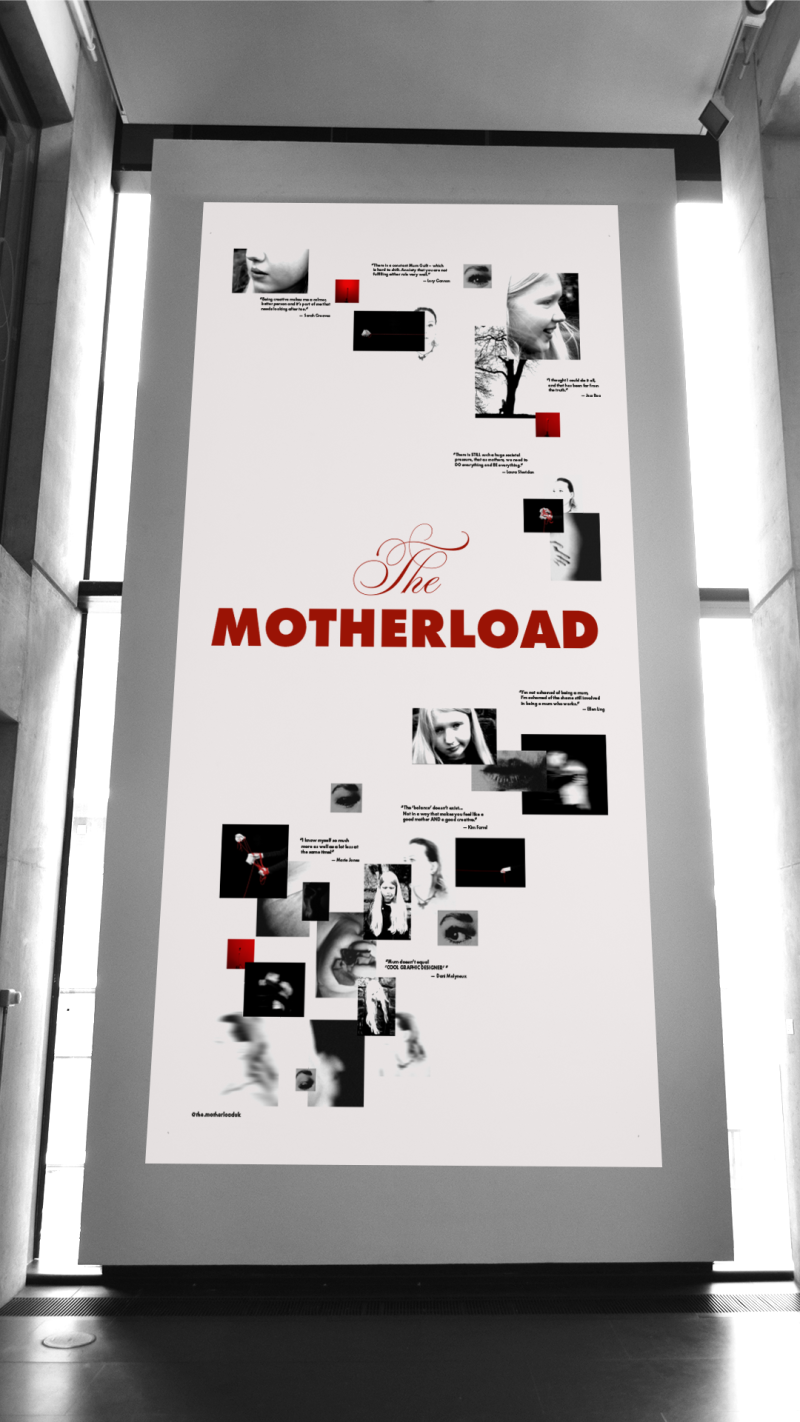 The Motherload is a project focussing on the experiences of working mothers in the design industry.