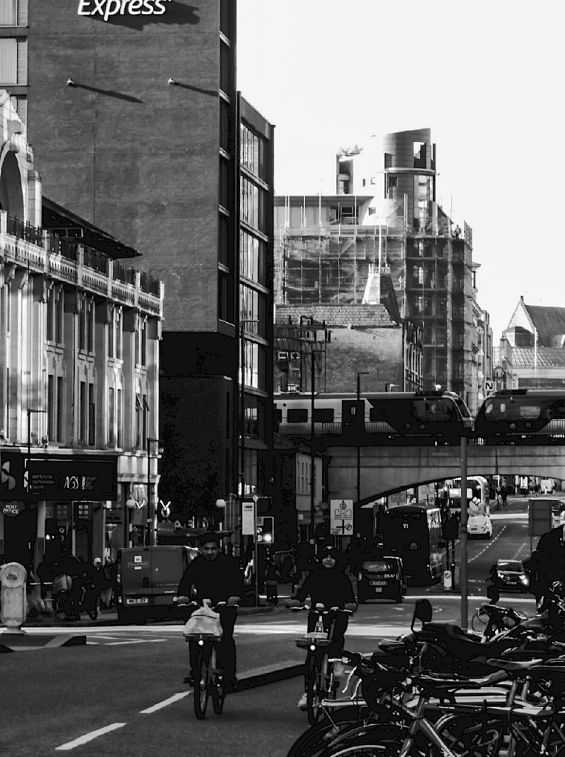 A portion of a longer sequence of photography that explores the transformation of the city of Manchester from day to night- time, with a large focus on the photo editing and colour grading.