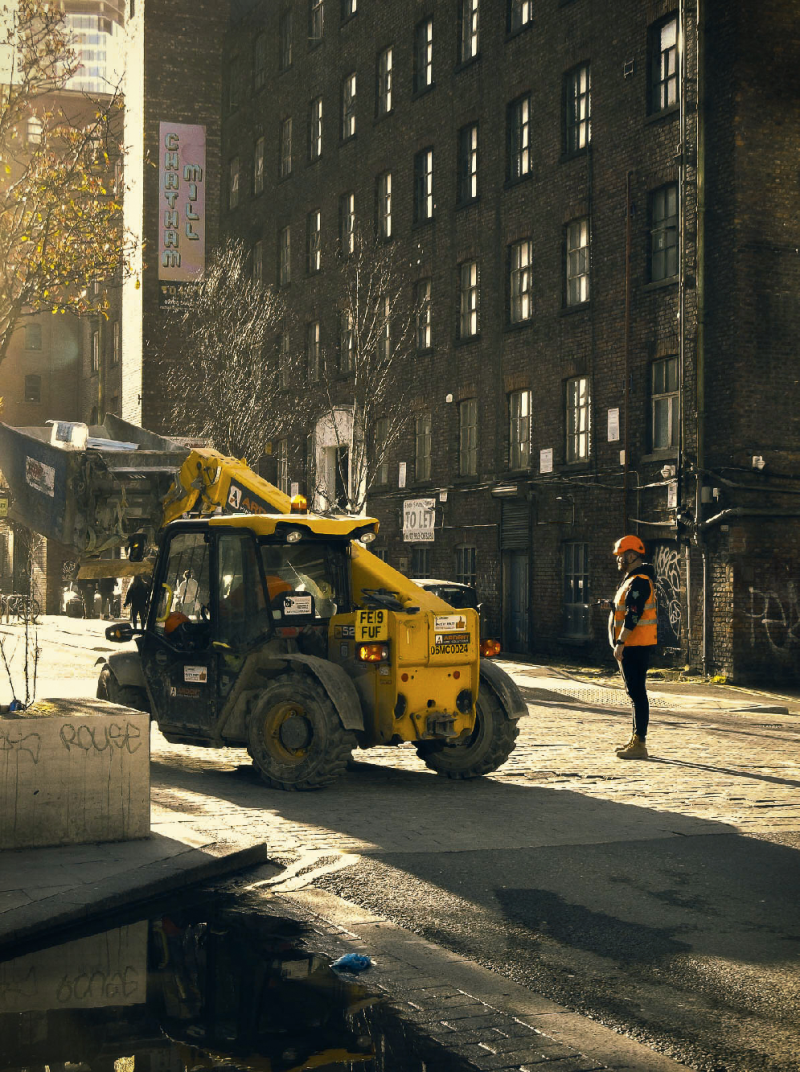 A portion of a longer sequence of photography that explores the transformation of the city of Manchester from day to night- time, with a large focus on the photo editing and colour grading.