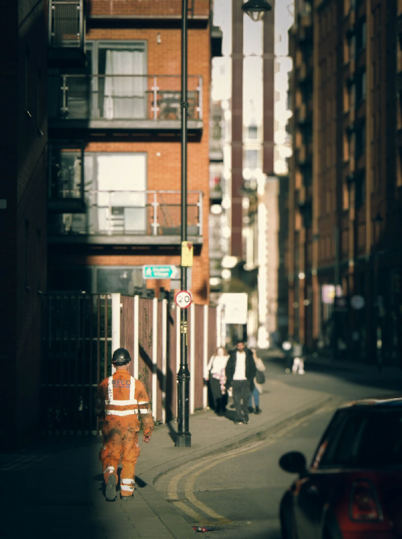 A portion of a longer sequence of photography that explores the transformation of the city of Manchester from day to night- time, with a large focus on the photo editing and colour grading.