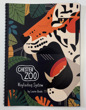 I have created a 12 page brochure for a new Chester Zoo Wayfinding system. I had to think about…